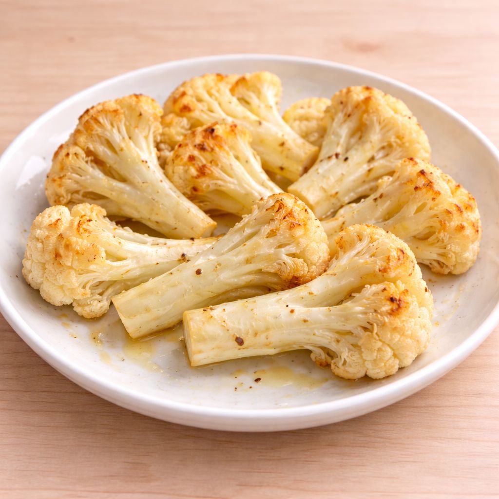 Bastones de coliflor muy blanda al horno
