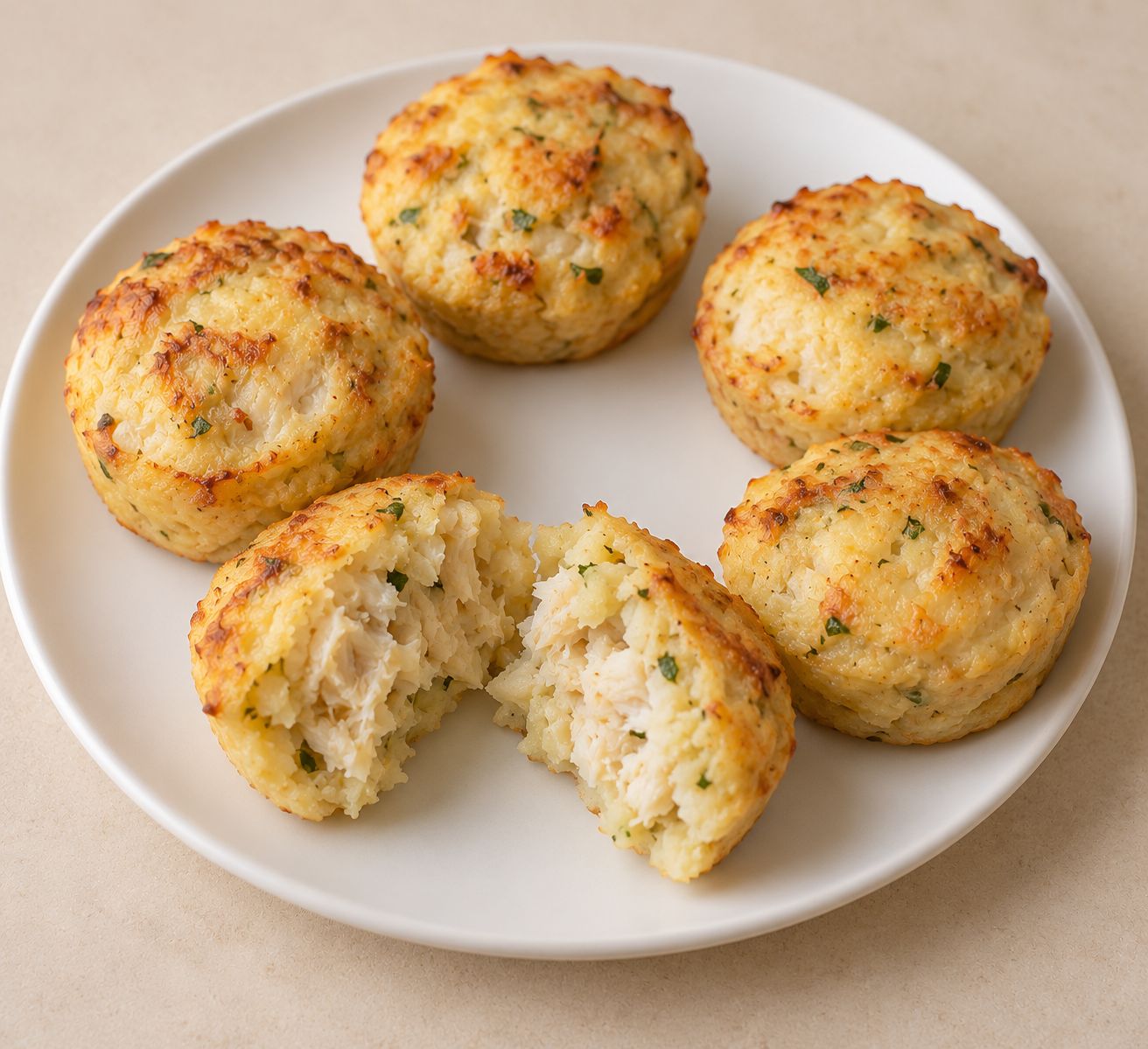 Mini pastelitos de merluza y patata