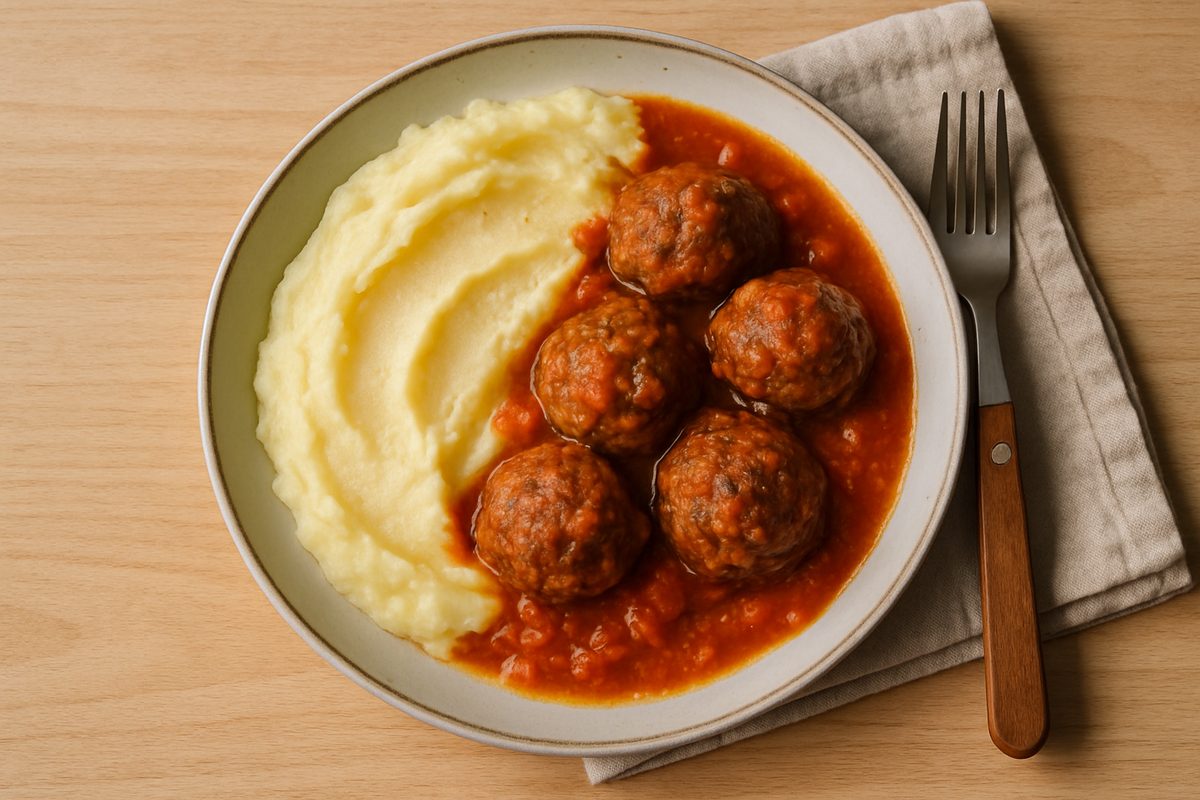 Albóndigas con puré