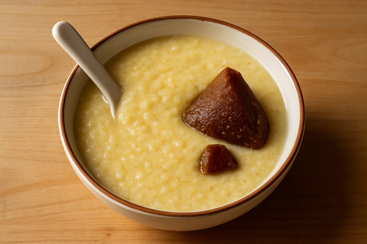 Atole de maíz con piloncillo