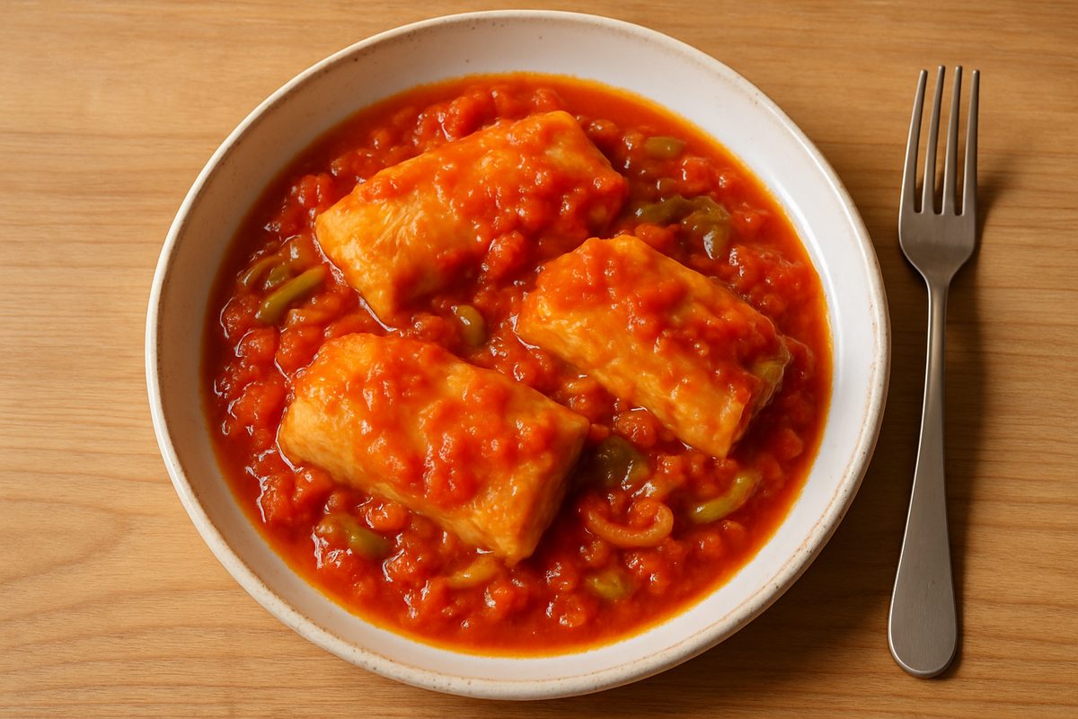 Bacalao con tomate