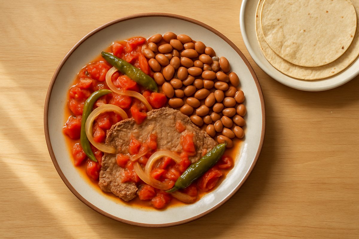 Bistec a la mexicana
