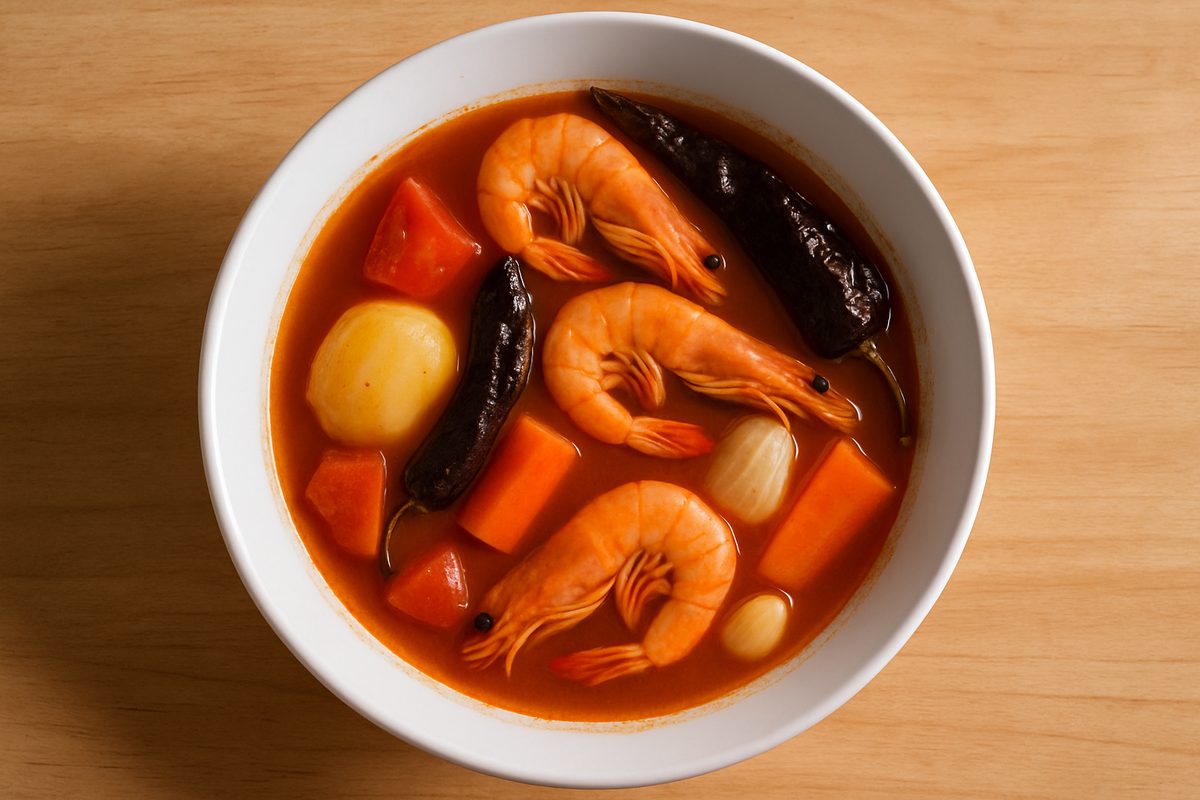 Caldo de camarón