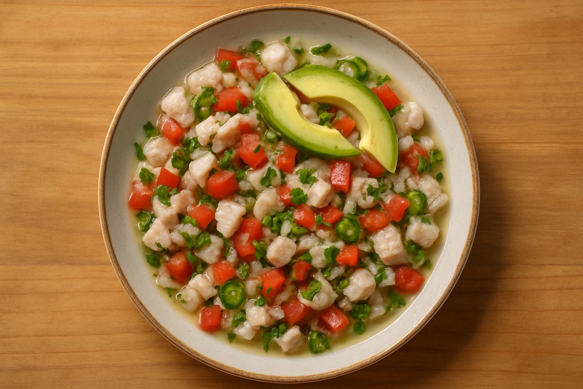 Ceviche de pescado