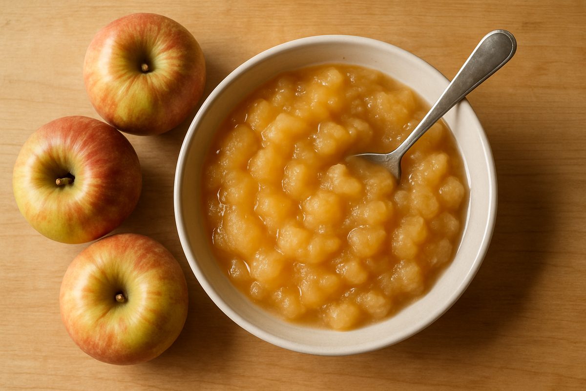 Compota de manzana casera