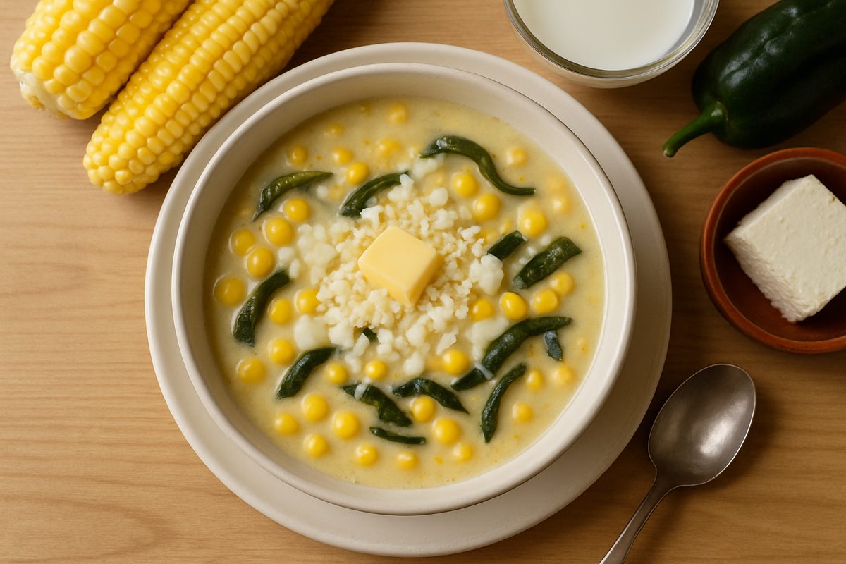 Crema de elote