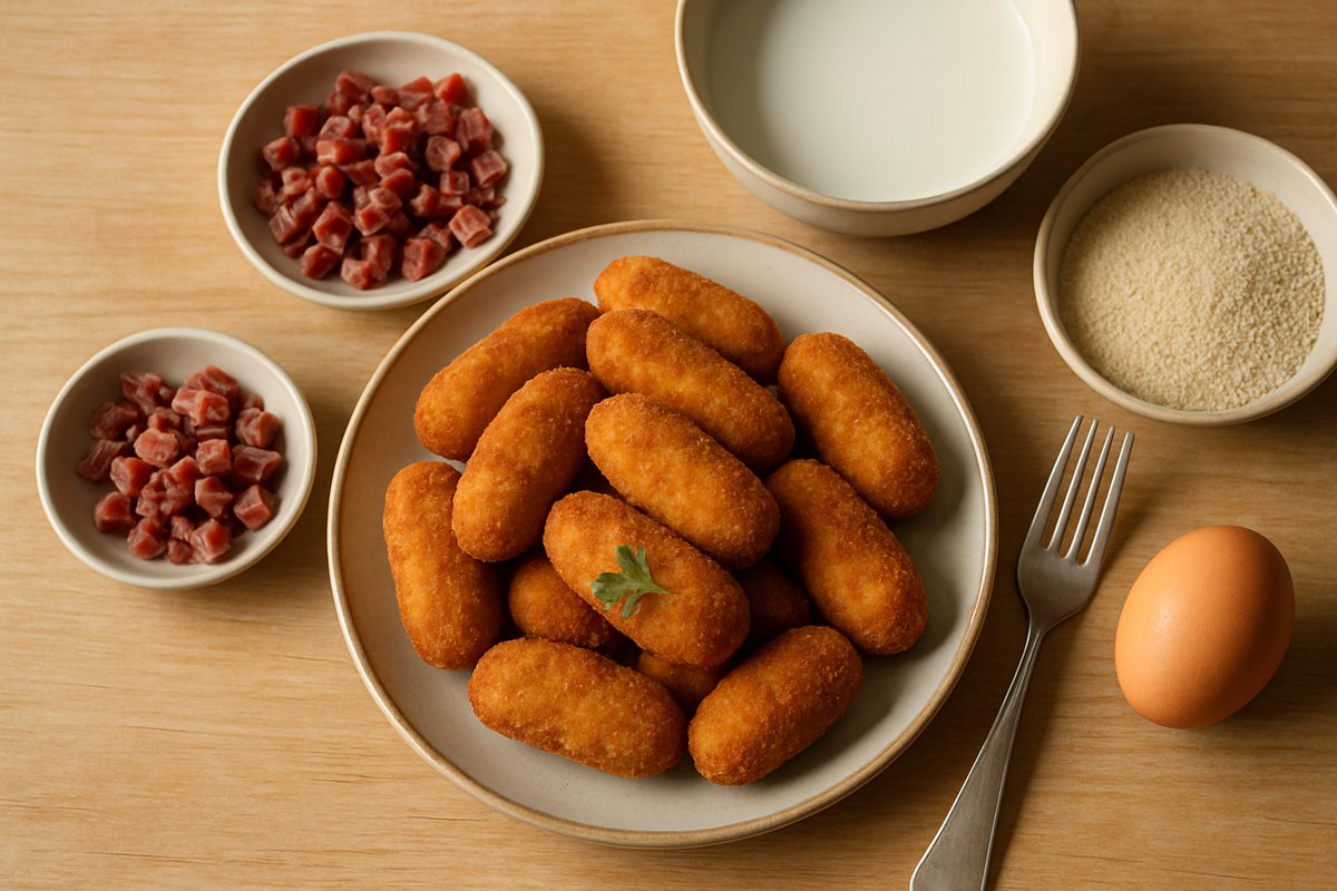 Croquetas de jamón caseras