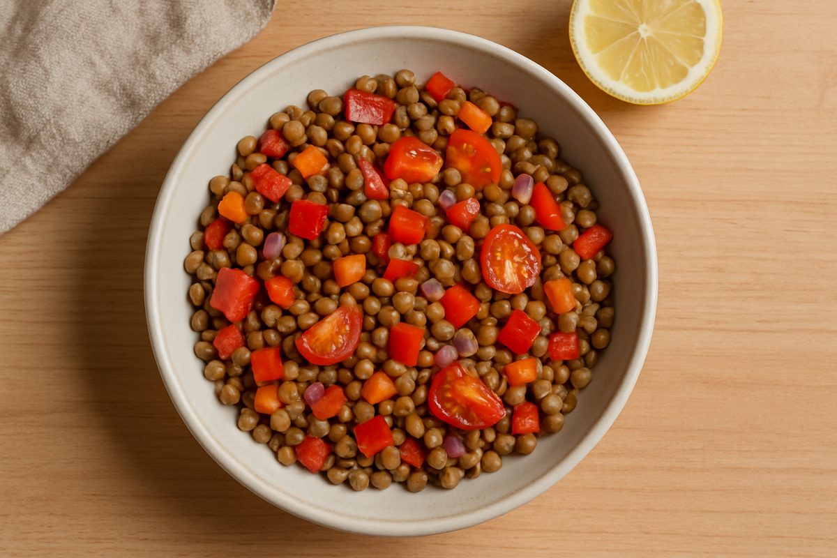 Ensalada de lentejas