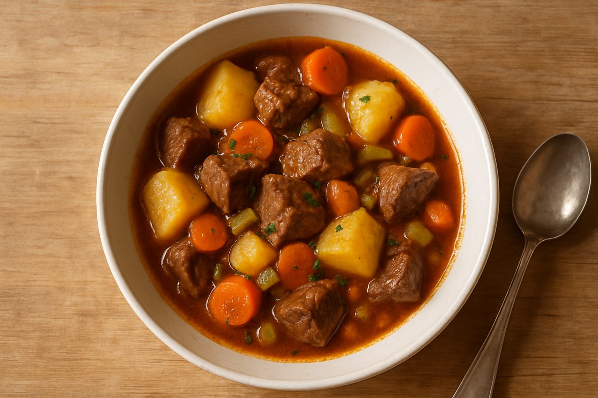 Estofado de ternera con patatas