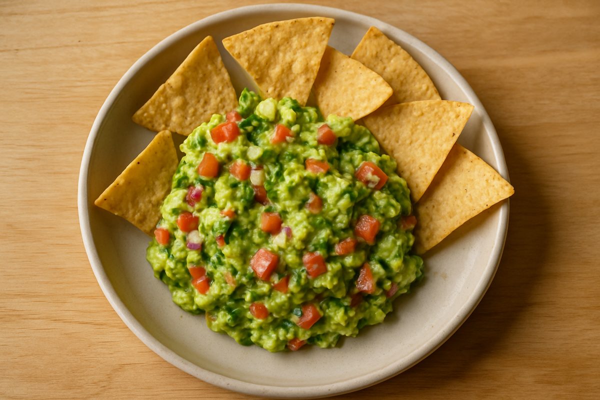 Guacamole con totopos