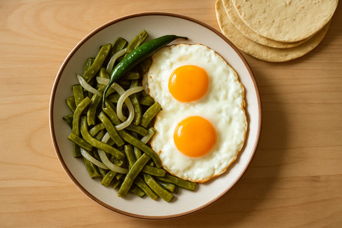 Huevos con nopales