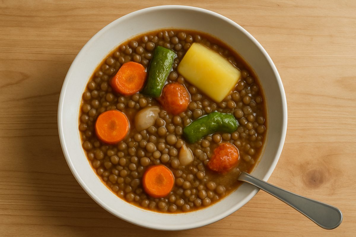 Lentejas con verduras
