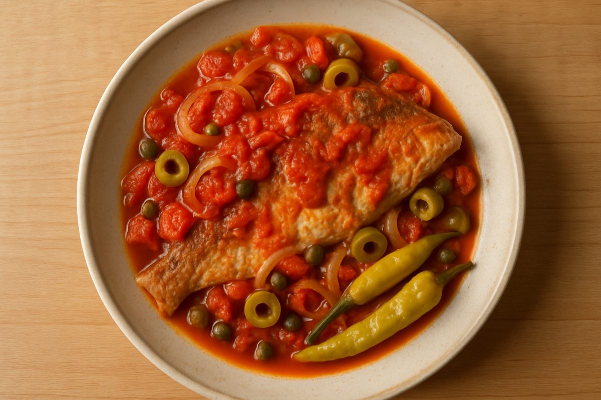 Pescado a la veracruzana