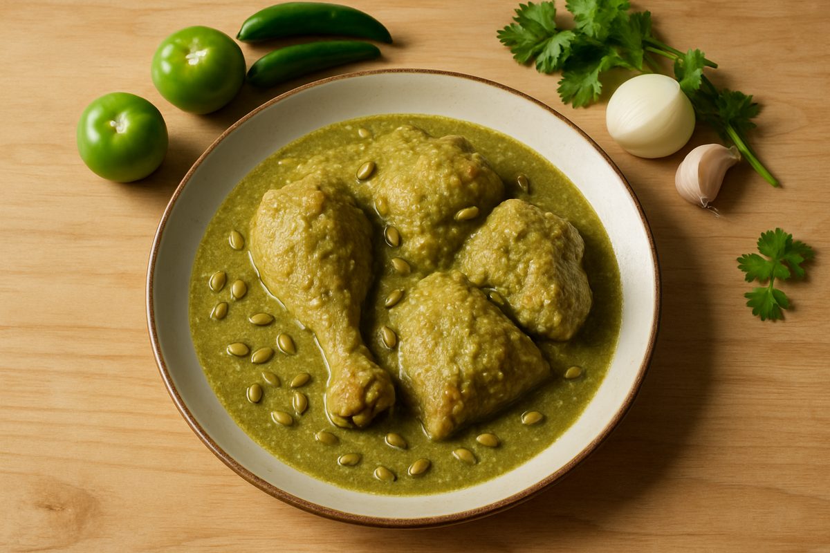 Pipián verde con pollo