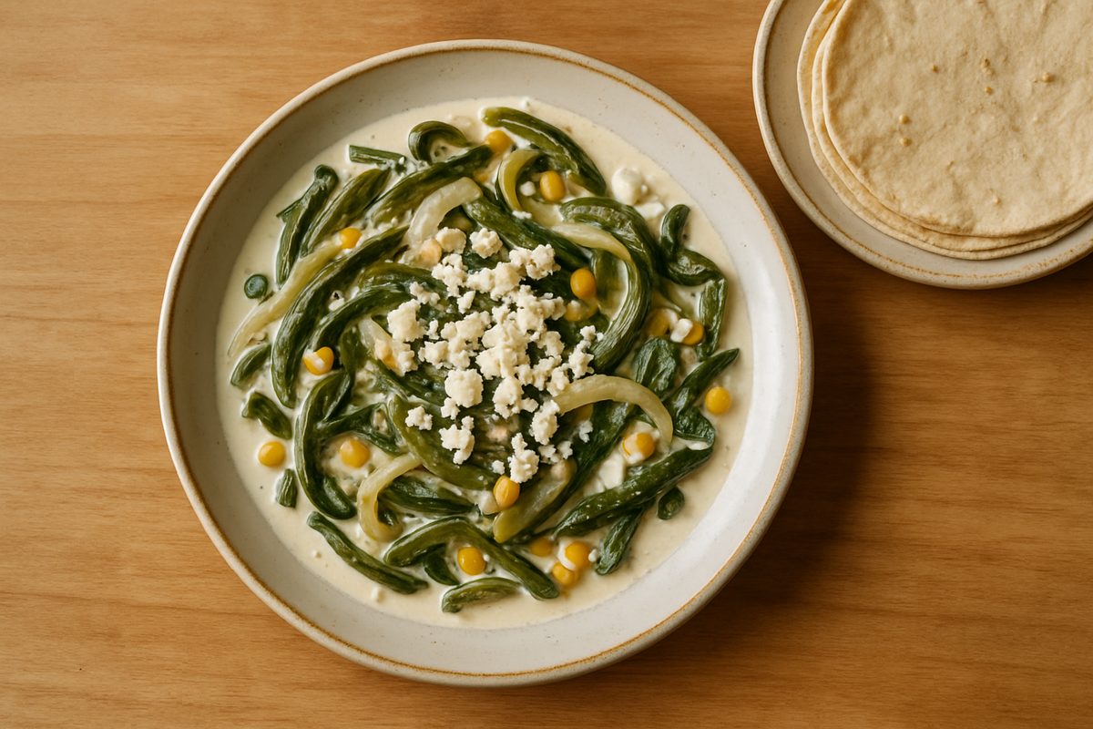 Rajas con crema