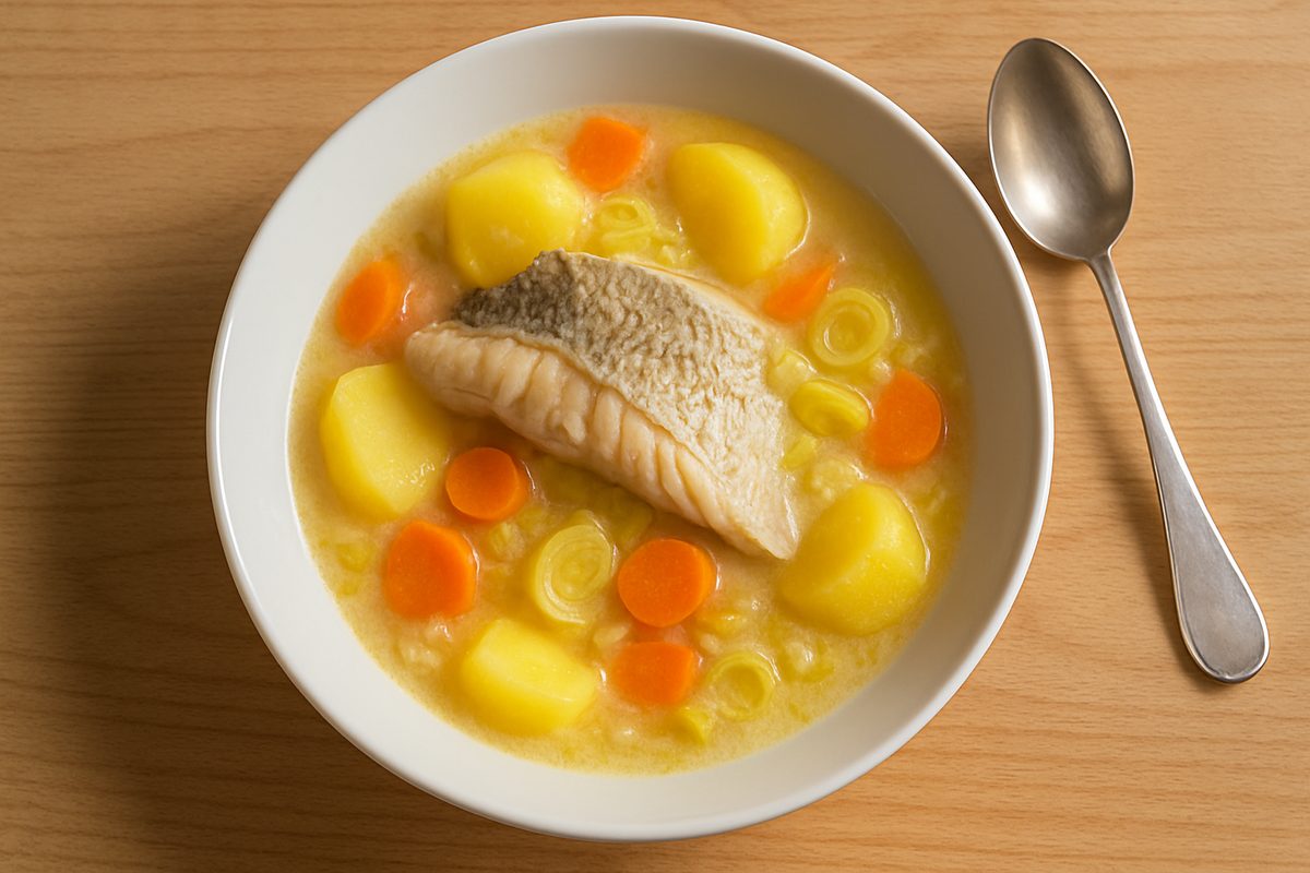 Sopa de pescado del Báltico