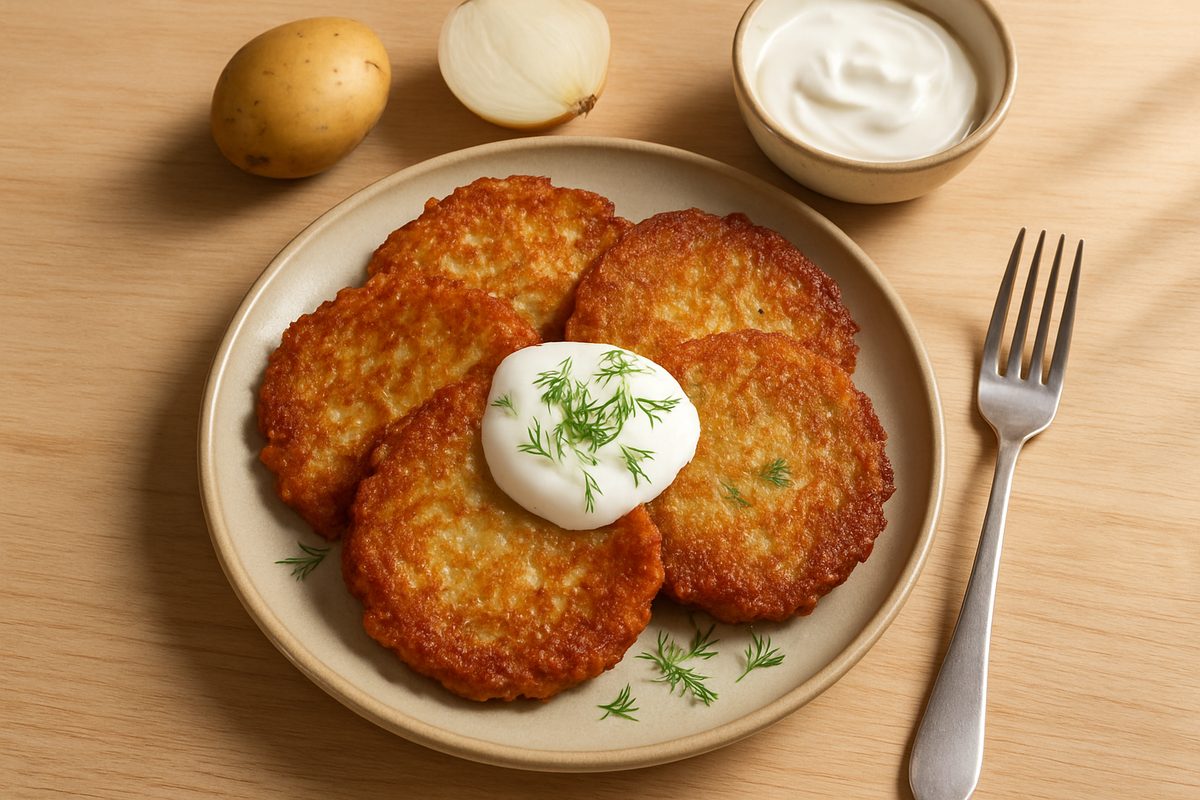 Tortitas de patata (kartupeļu pankūkas)