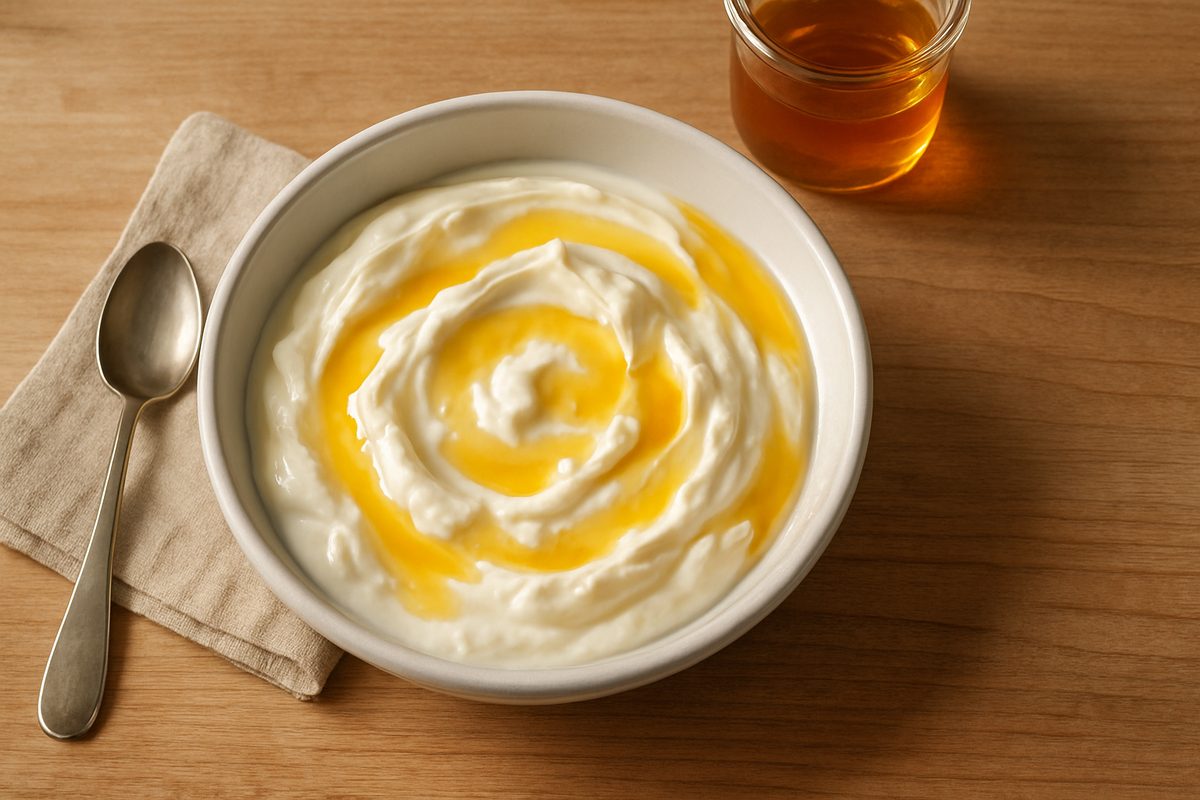 Yogur natural con miel